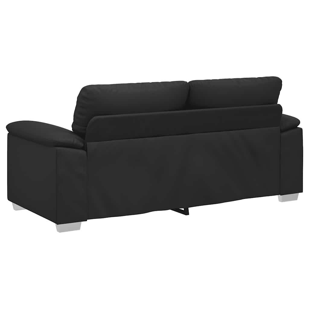 Dvosjed Kauč Crni 180x81x84 cm Implicitna koža