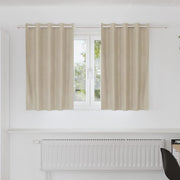 Zavjese za zamračivanje 2 pcs Krema 140 x 140 cm Baršun