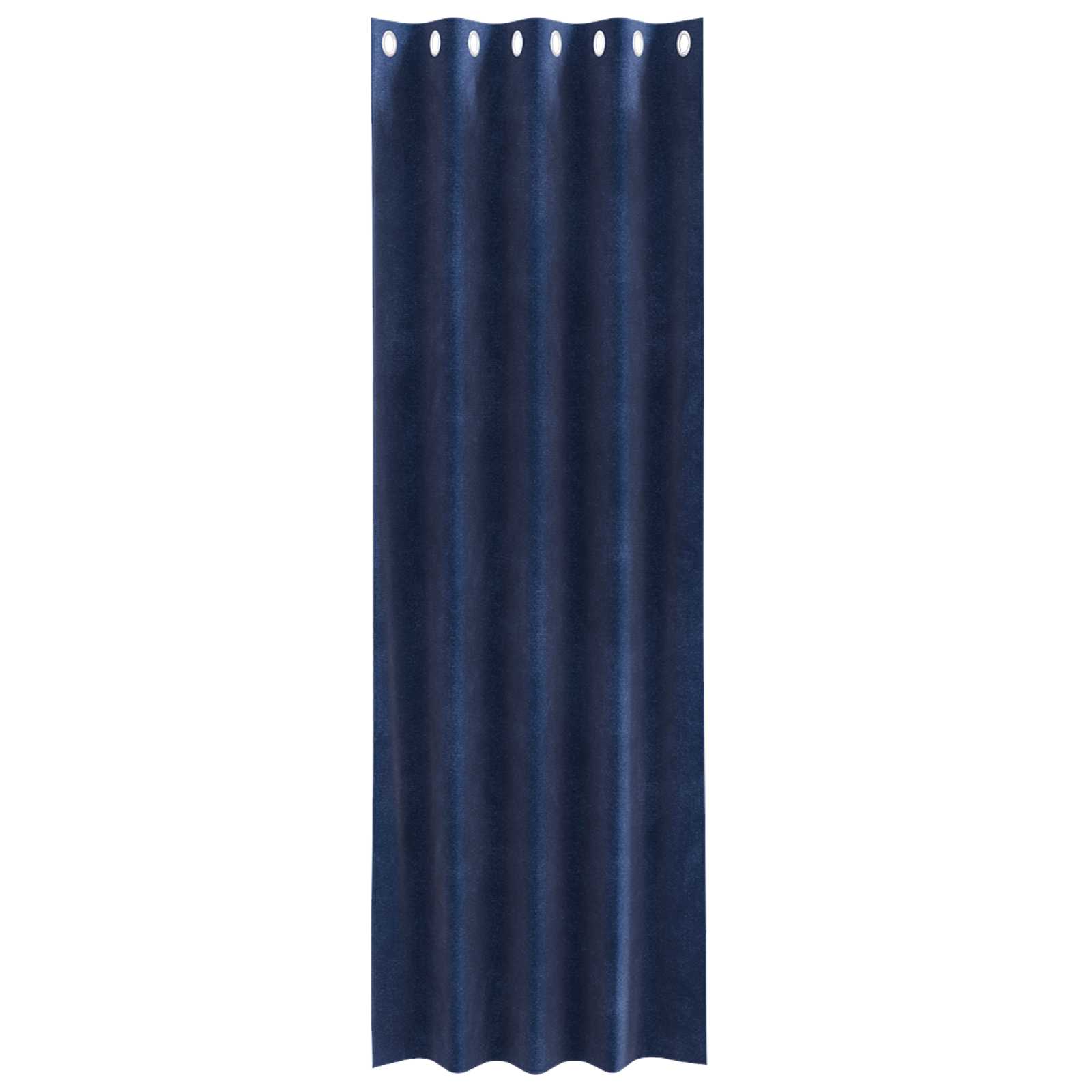 Zavjese za zamračivanje 2 pcs Tamno plava 140 x 260 cm Baršun