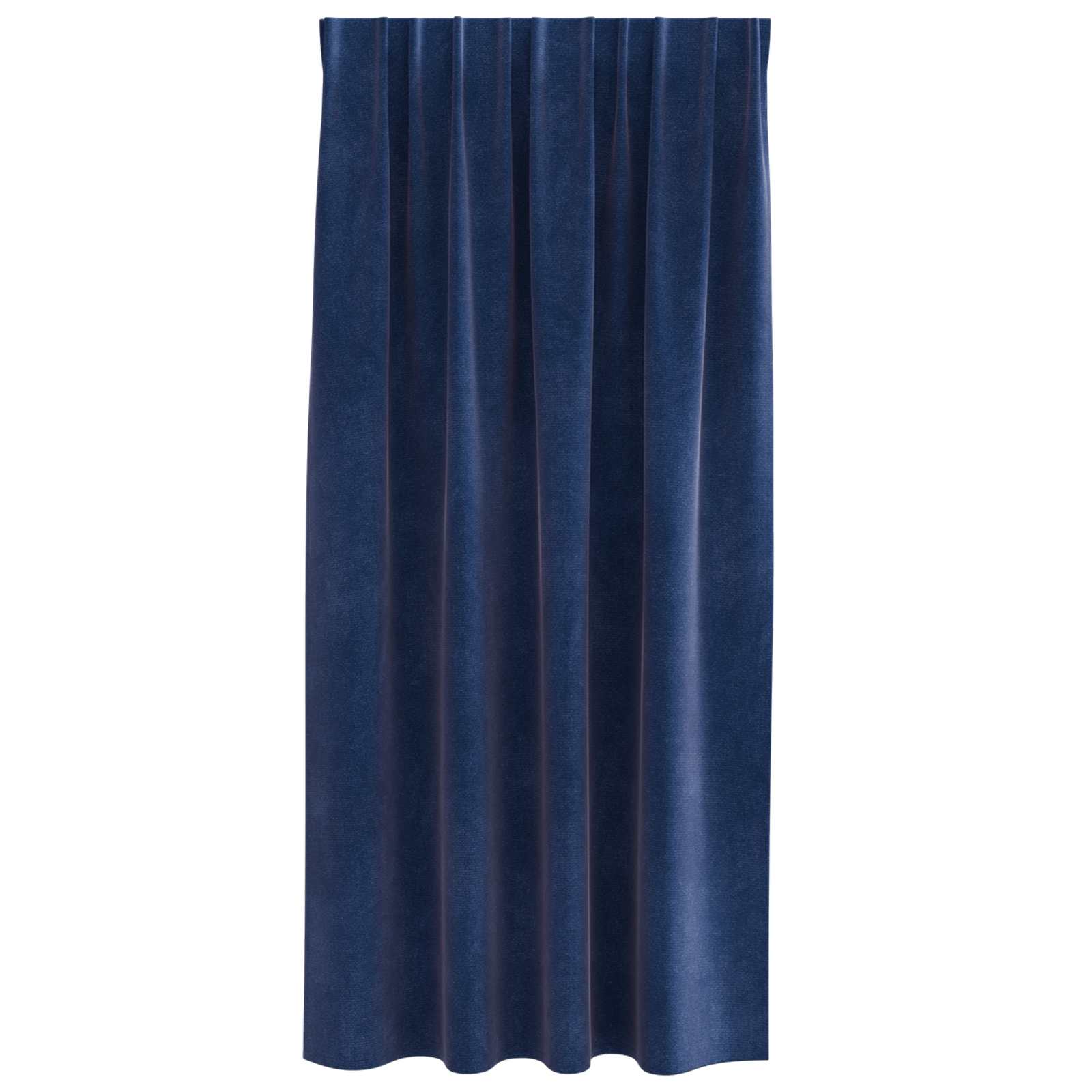 Zavjese za zamračivanje 2 pcs Tamno plava 140 x 175 cm Baršun