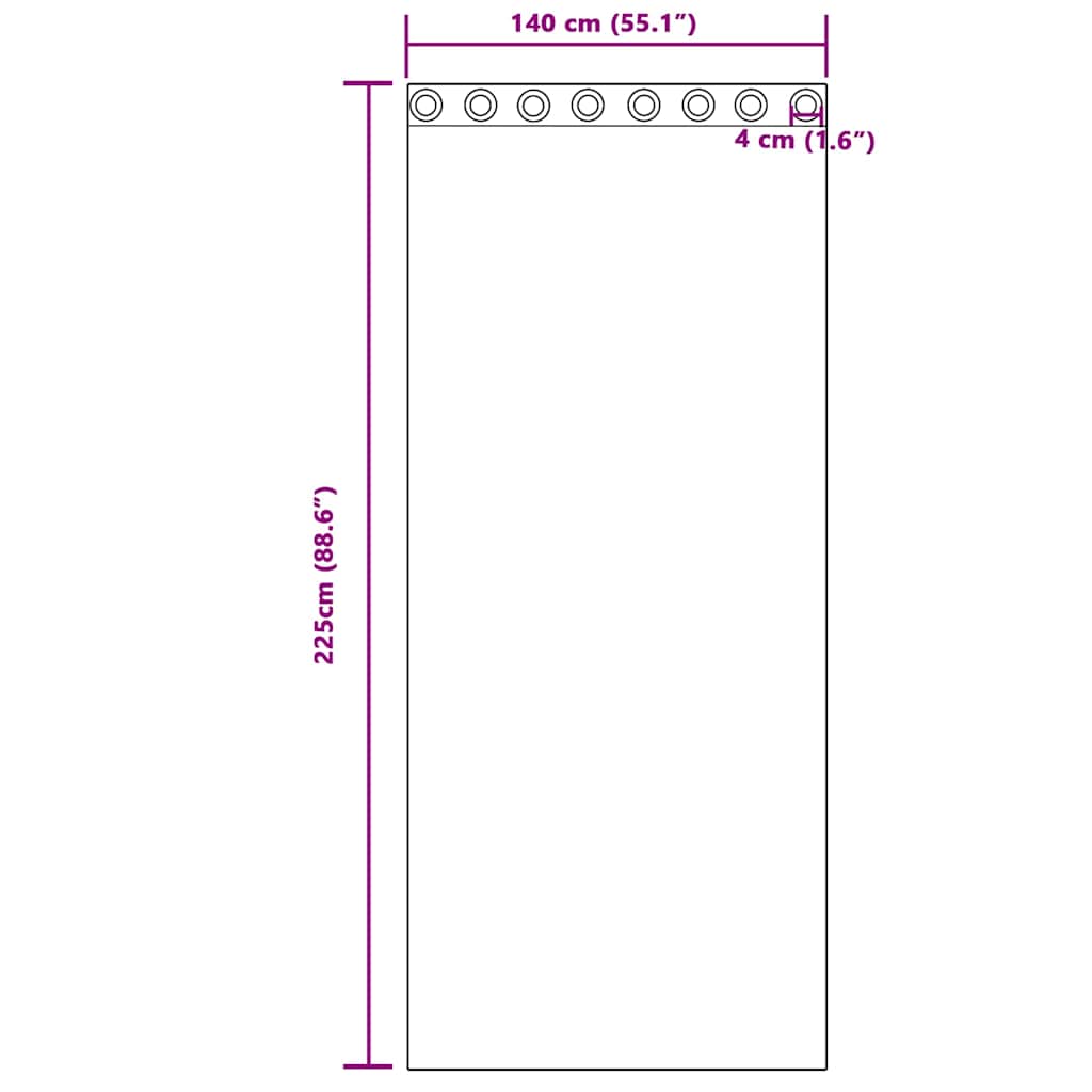 Zavjese za zamračivanje 2 pcs Tamnozelena 140 x 225 cm Baršun