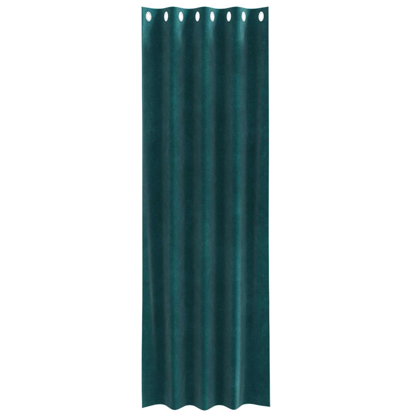Zavjese za zamračivanje 2 pcs Tamnozelena 140 x 245 cm Baršun