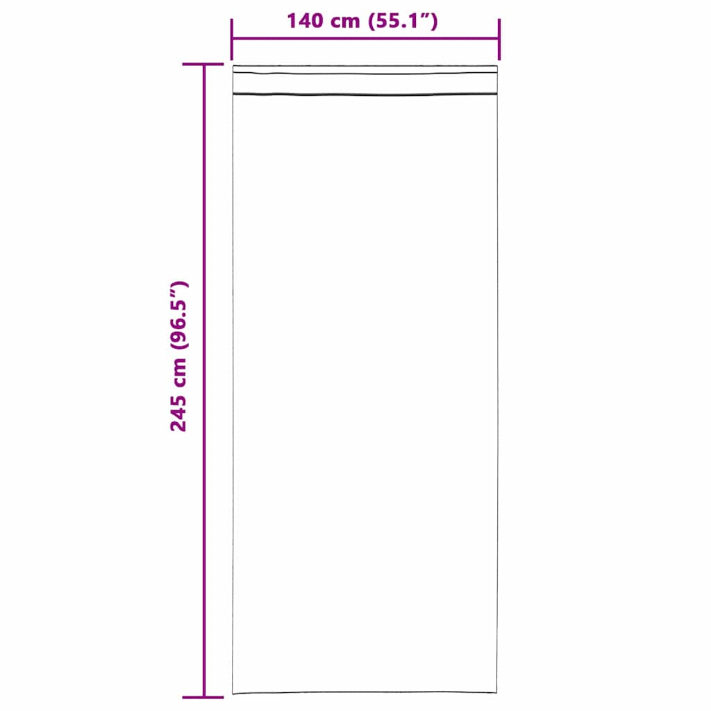 Zavjese za zamračivanje 2 pcs Tamnozelena 140 x 245 cm Baršun