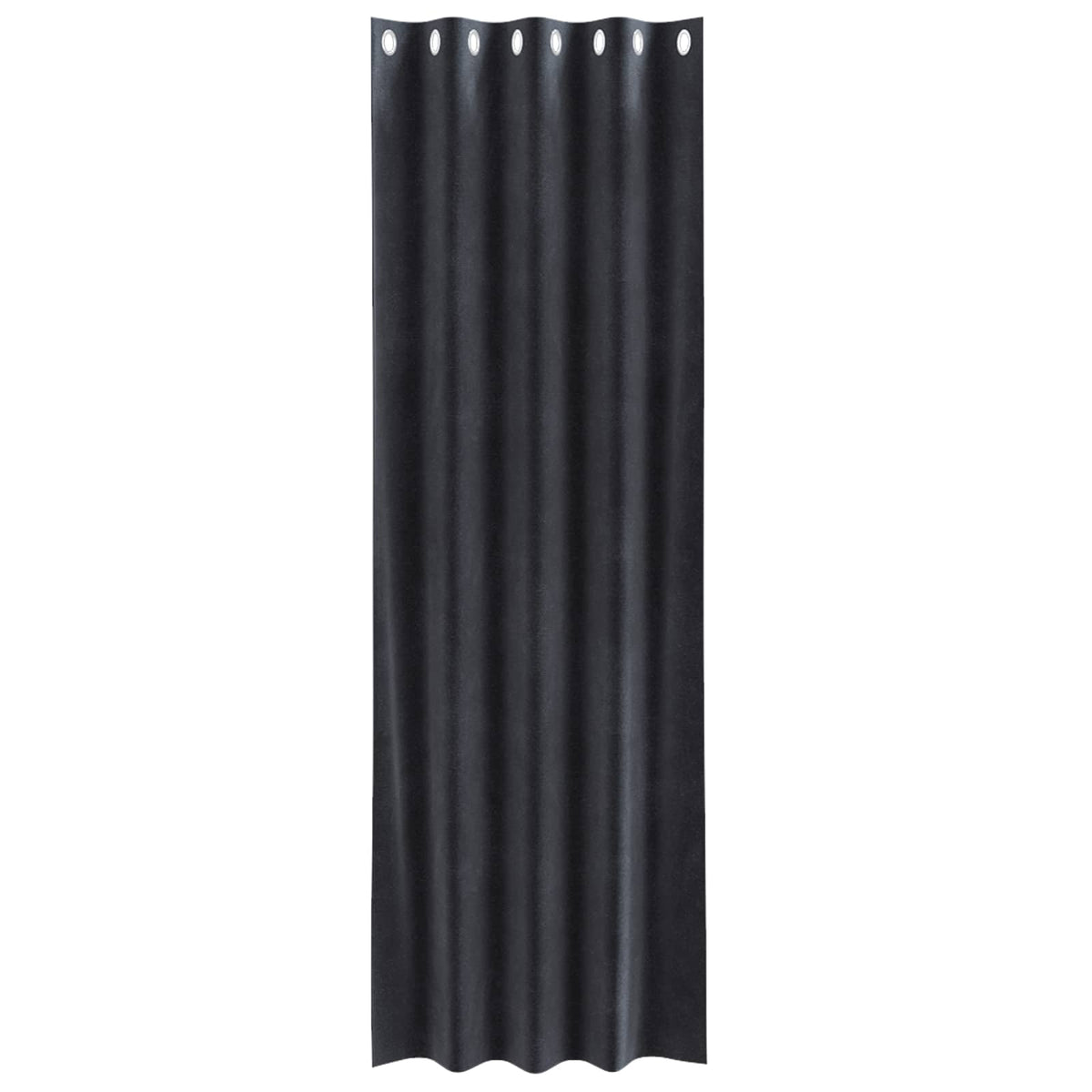Zavjese za zamračivanje 2 pcs Tamno siva 140 x 245 cm Baršun