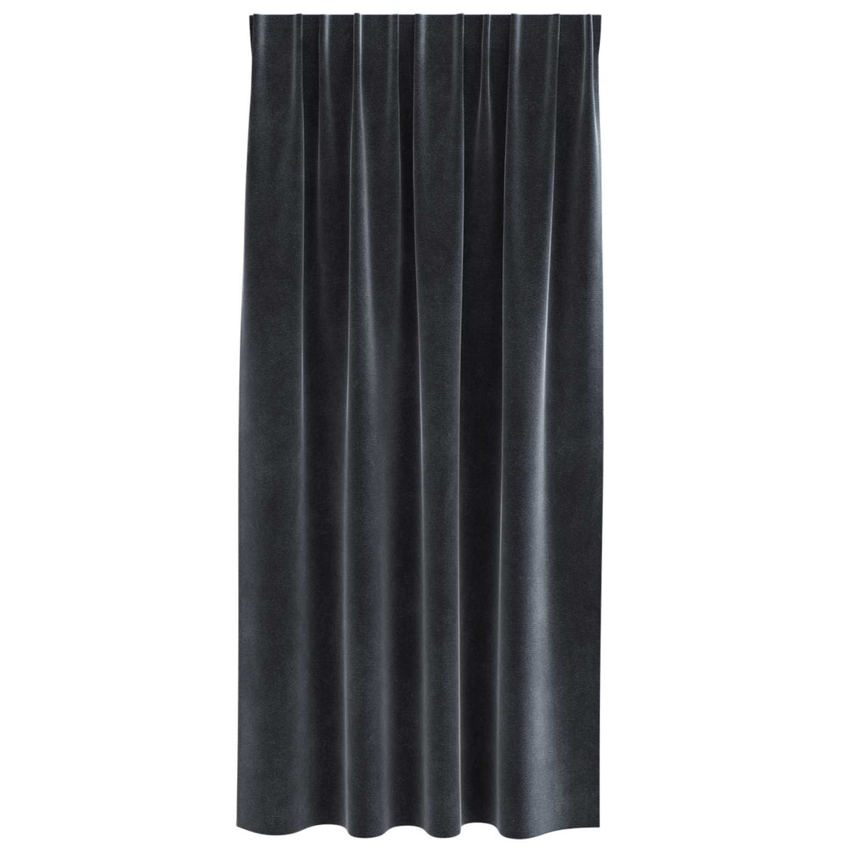Zavjese za zamračivanje 2 pcs Tamno siva 140 x 175 cm Baršun