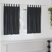 Zavjese za zamračivanje 2 pcs Tamno siva 140 x 140 cm Baršun