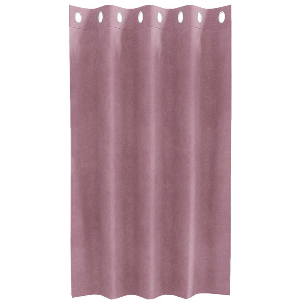 Zavjese za zamračivanje 2 pcs Tamno ružičasta 140 x 140 cm