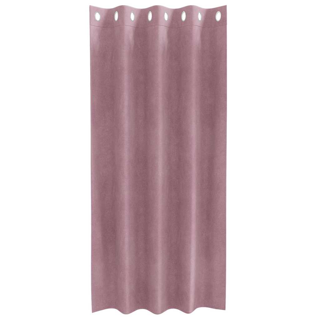 Zavjese za zamračivanje 2 pcs Tamno ružičasta 140 x 175 cm