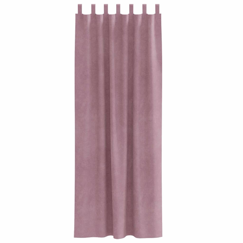 Zavjese za zamračivanje 2 pcs Tamno ružičasta 140 x 225 cm