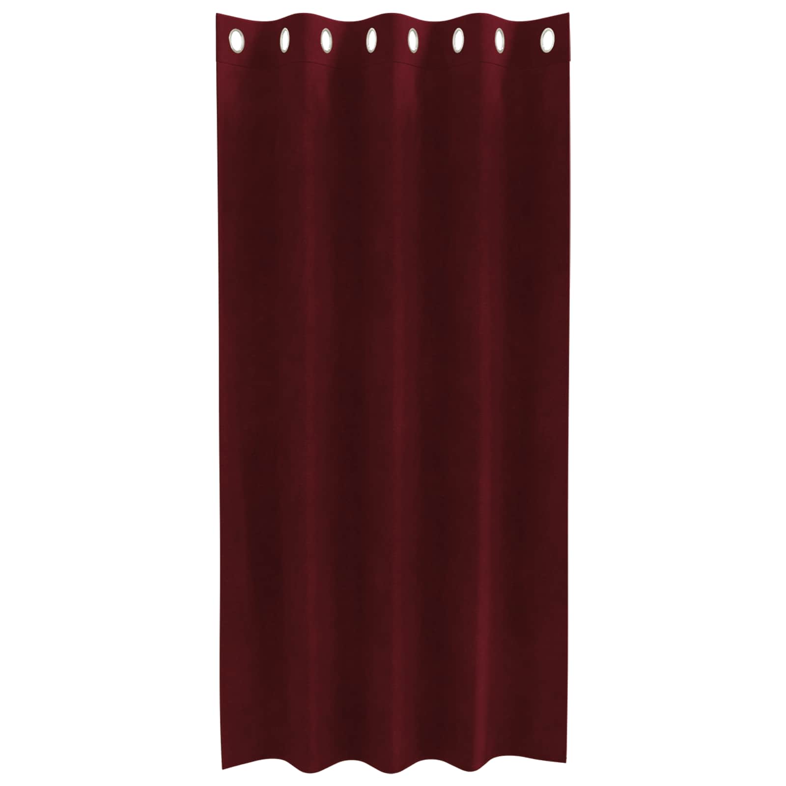 Zavjese za zamračivanje 2 pcs Vinska crvena 140 x 175 cm Baršun