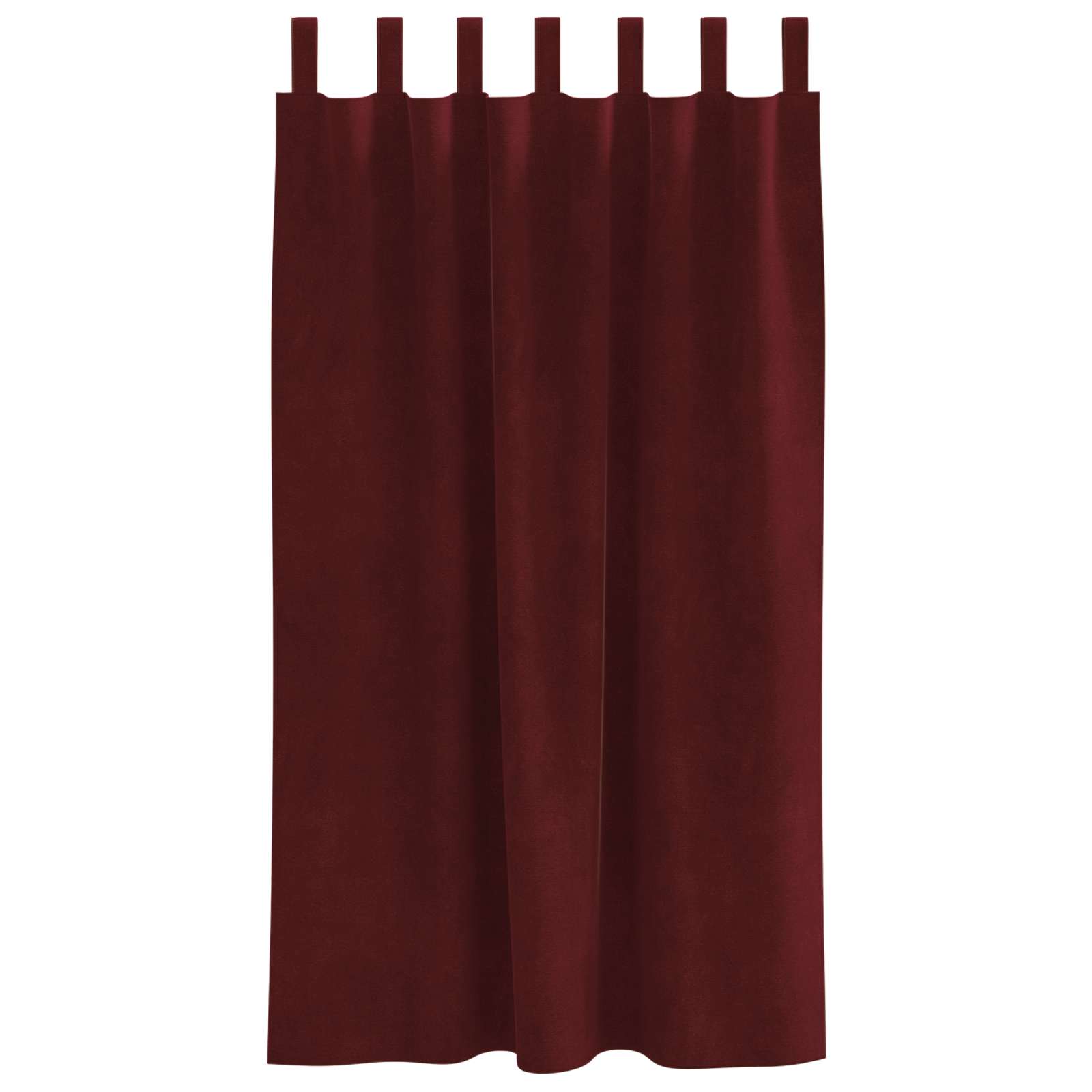 Zavjese za zamračivanje 2 pcs Vinska crvena 140 x 175 cm Baršun