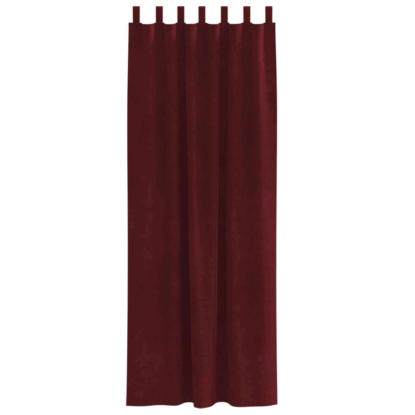 Zavjese za zamračivanje 2 pcs Vinska crvena 140 x 245 cm Baršun