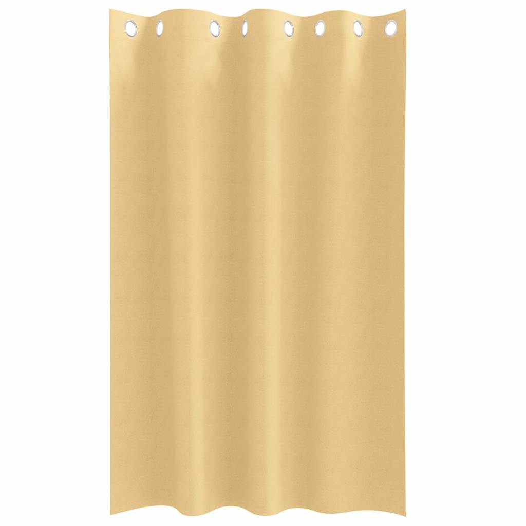 Zavjese za blackout s prstenovima 2 pcs Bež 175 x 140 cm
