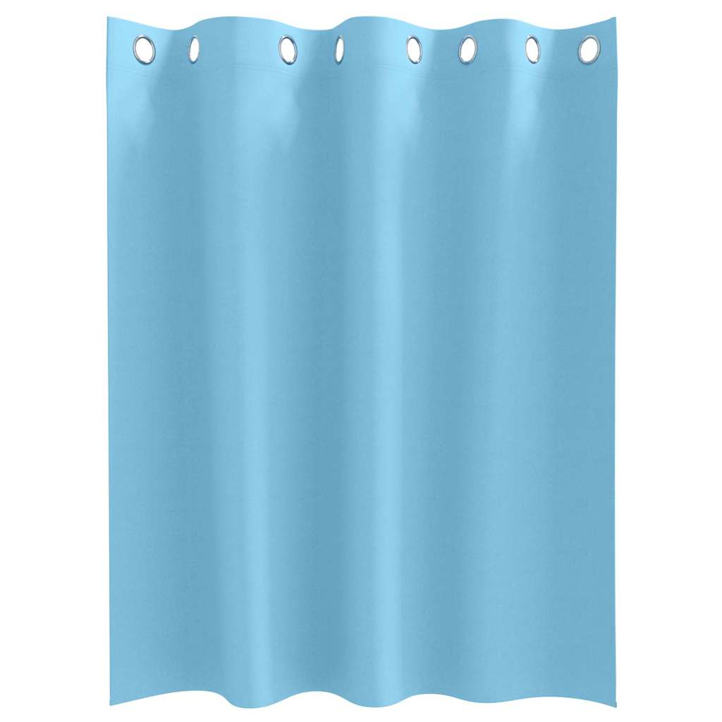Zavjese za blackout s prstenovima 2 pcs Svijetloplava