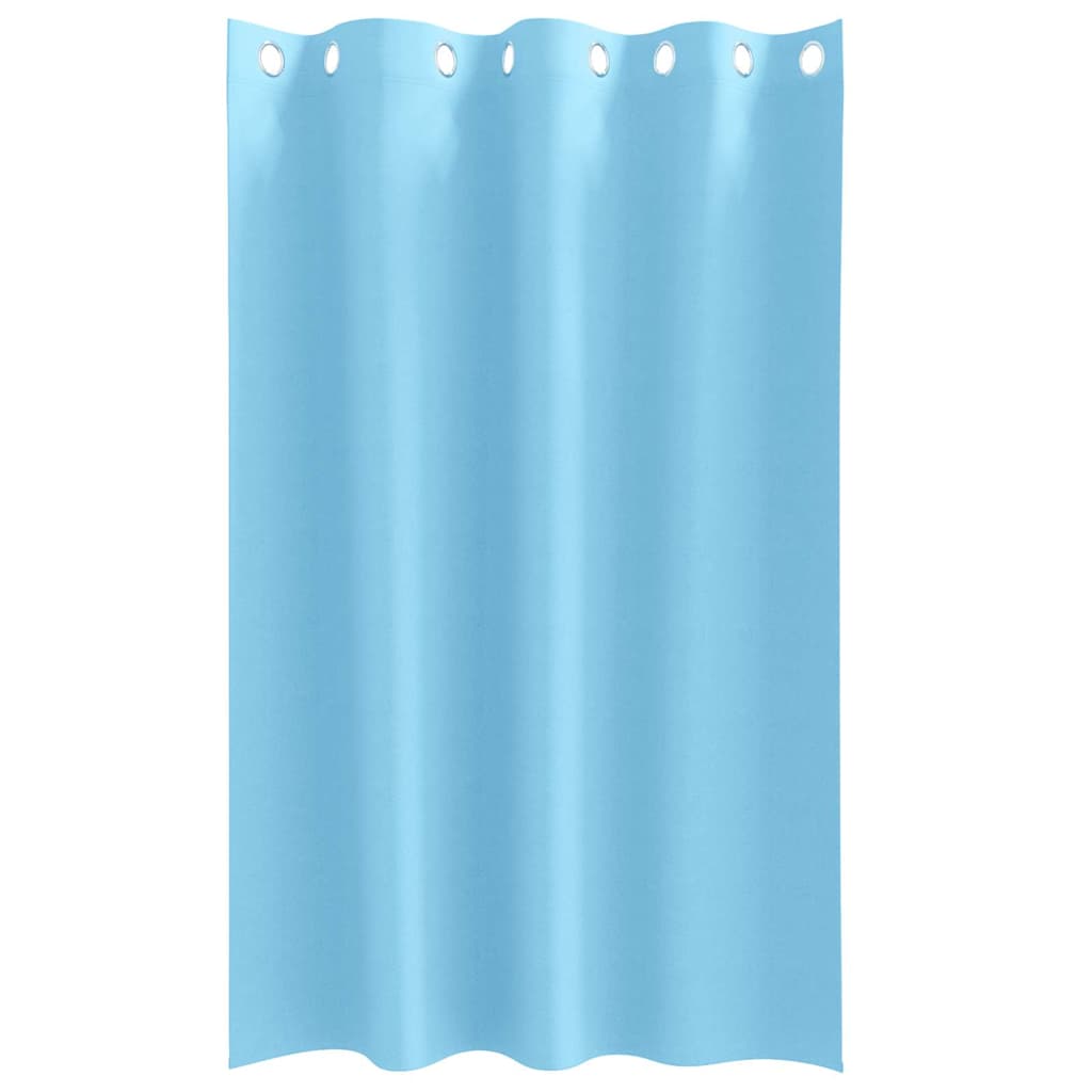 Zavjese za blackout s prstenovima 2 pcs Svijetloplava