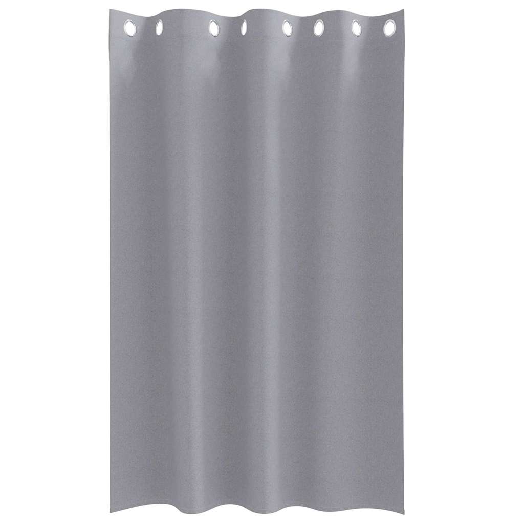 Zavjese za blackout s prstenovima 2 pcs Svijetlo siva