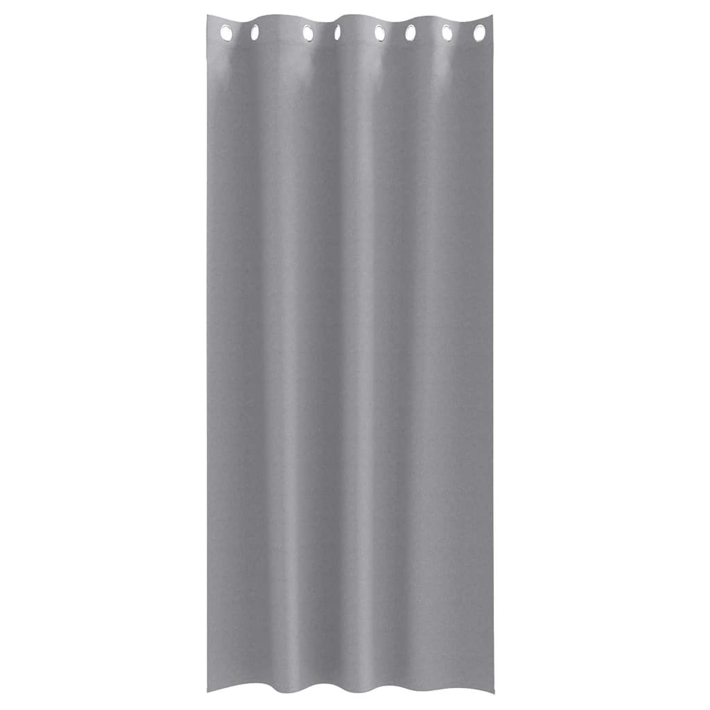 Zavjese za blackout s prstenovima 2 pcs Svijetlo siva
