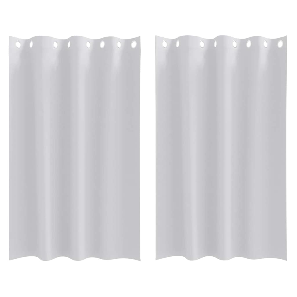 Zavjese za blackout s prstenovima 2 pcs Svijetlo Siva