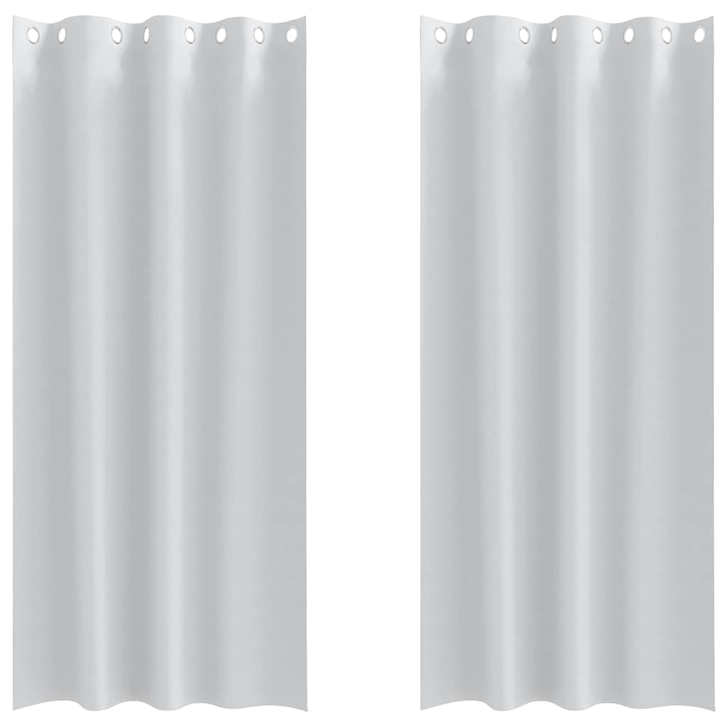 Zavjese za blackout s prstenovima 2 pcs Svijetlo Siva