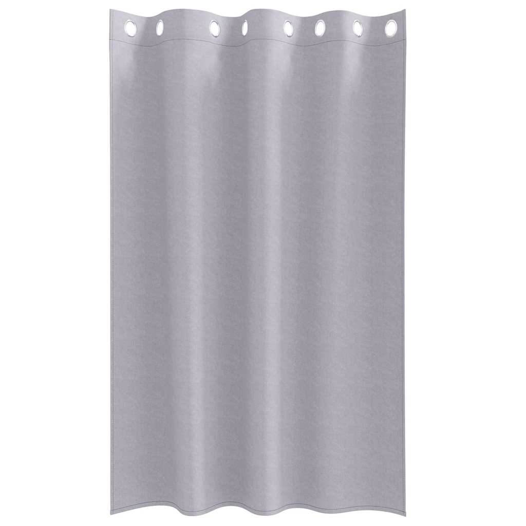 Zavjese za blackout s prstenovima 2 pcs Metalna Siva