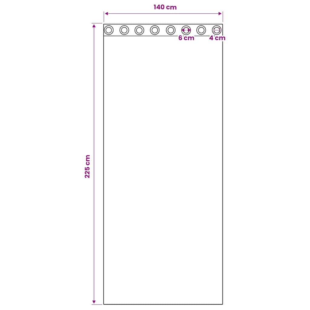Zavjese za blackout s prstenovima 2 pcs Tamno plava