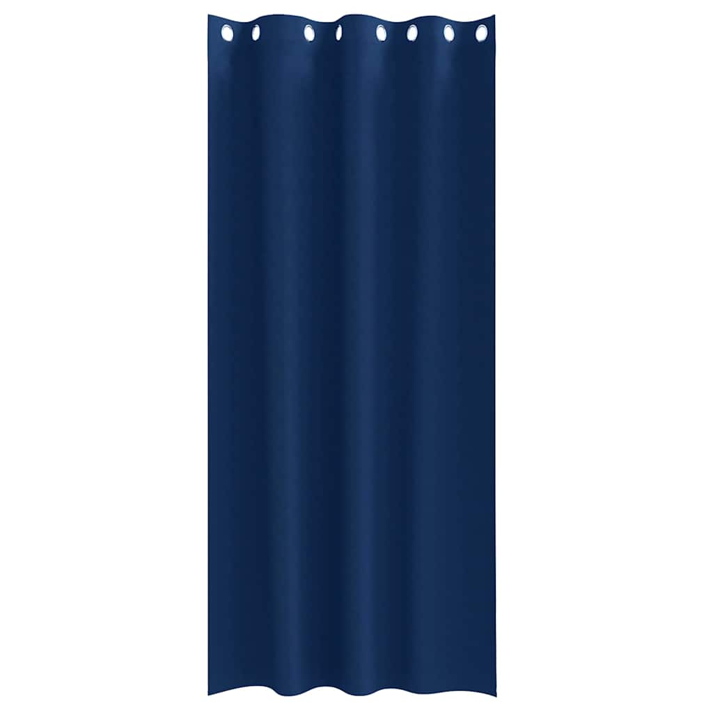 Zavjese za blackout s prstenovima 2 pcs Tamno plava