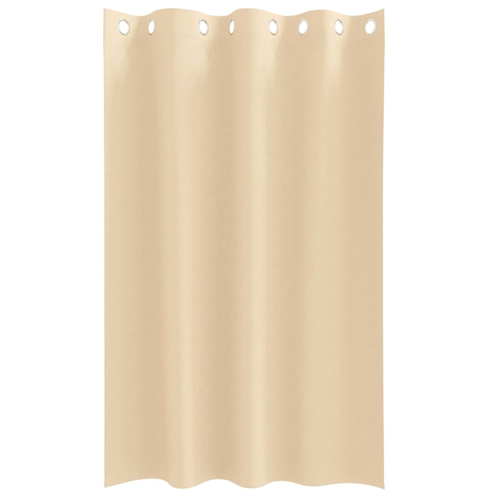 Zavjese za blackout s prstenovima 2 pcs Krema 175 x 140 cm