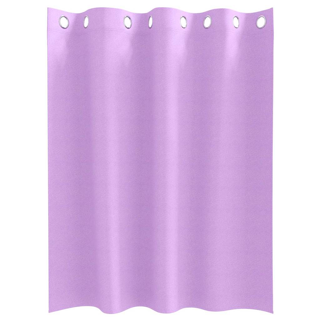 Zavjese za blackout s prstenovima 2 pcs Ljubičasta 140 x 140 cm