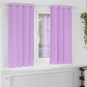 Zavjese za blackout s prstenovima 2 pcs Ljubičasta 175 x 140 cm