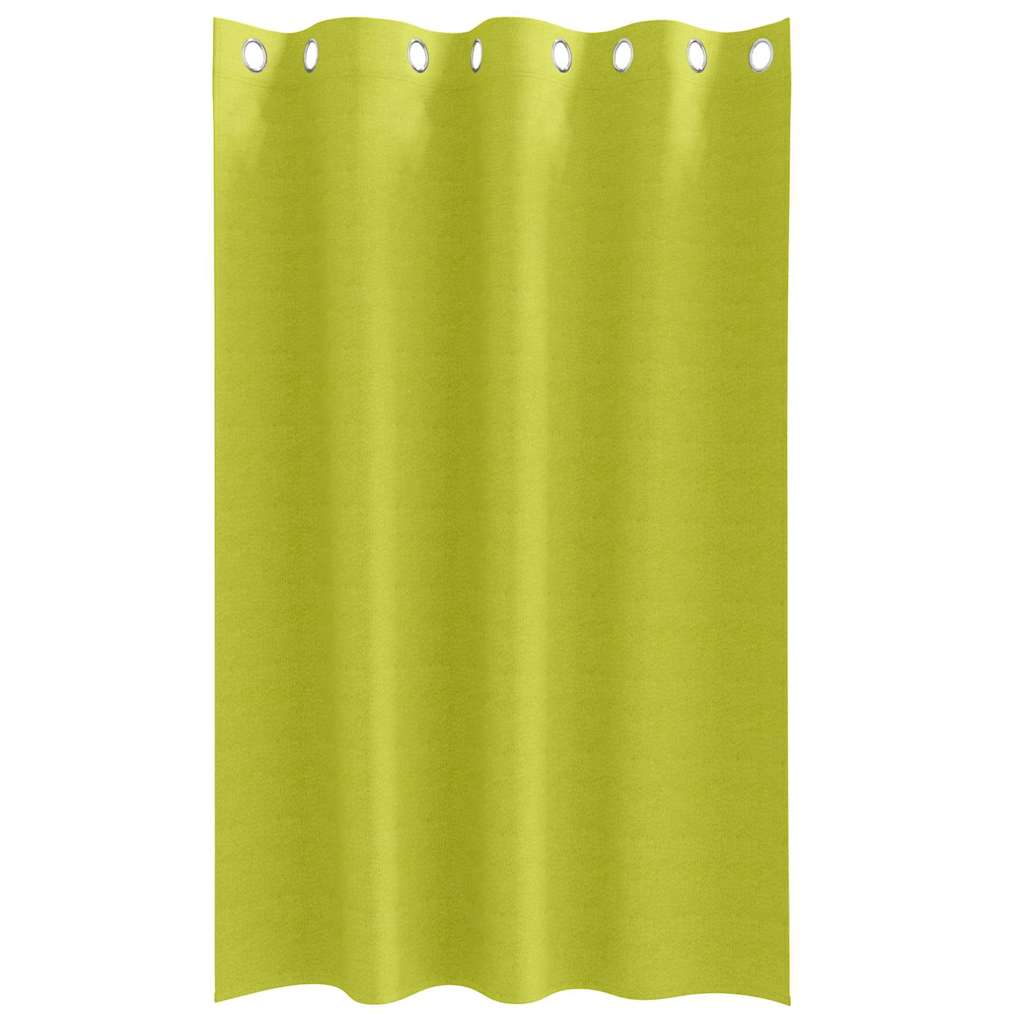 Zavjese za blackout s prstenovima 2 pcs Zelena 175 x 140 cm