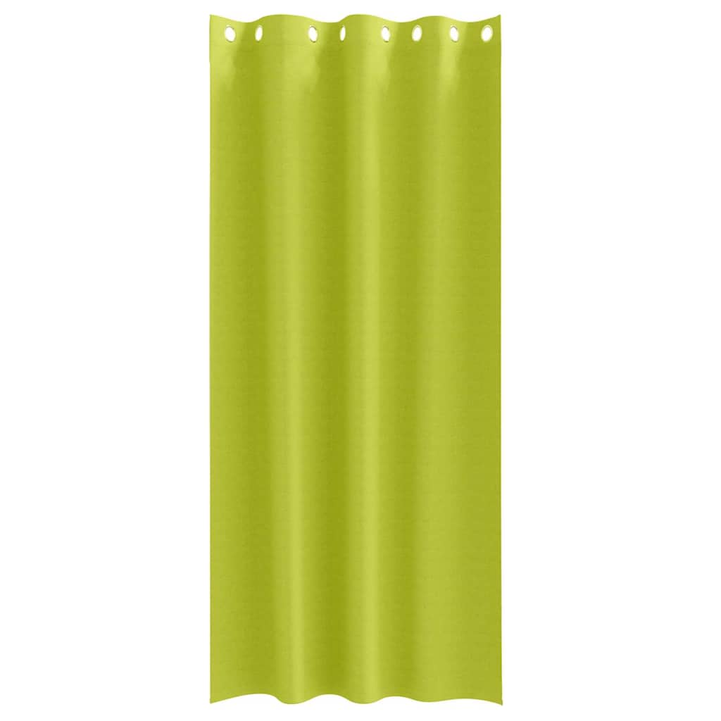 Zavjese za blackout s prstenovima 2 pcs Zelena 260 x 140 cm