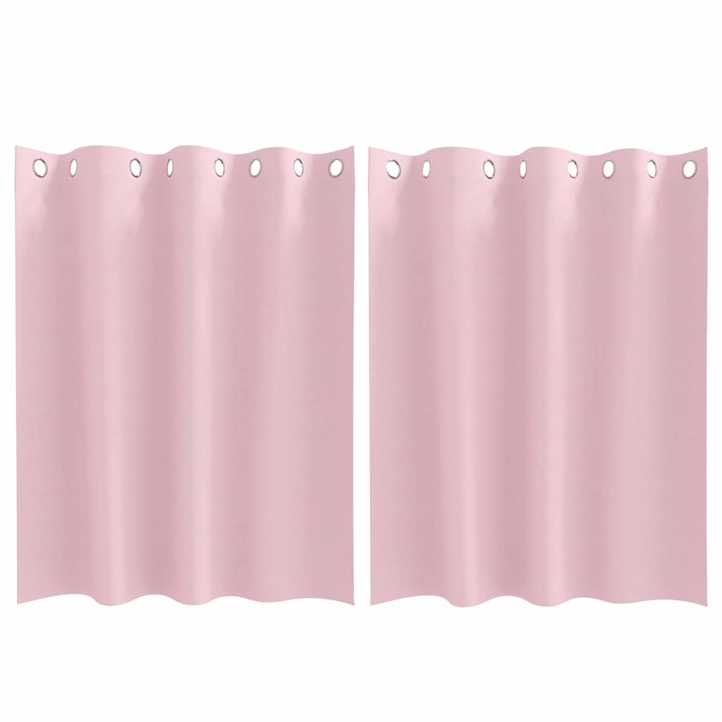 Zavjese za blackout s prstenovima 2 pcs Bebina roza