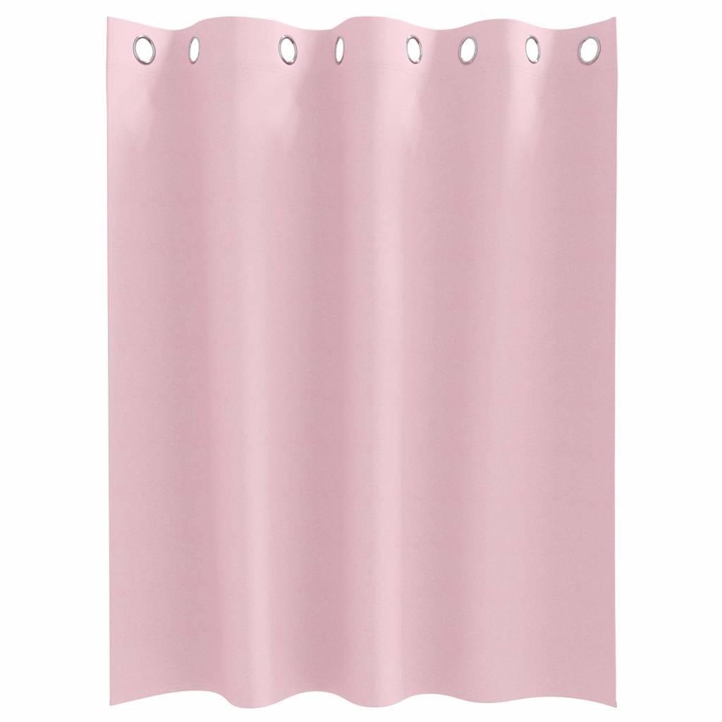 Zavjese za blackout s prstenovima 2 pcs Bebina roza