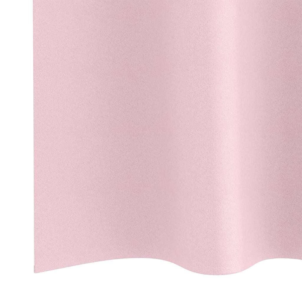 Zavjese za blackout s prstenovima 2 pcs Bebina roza