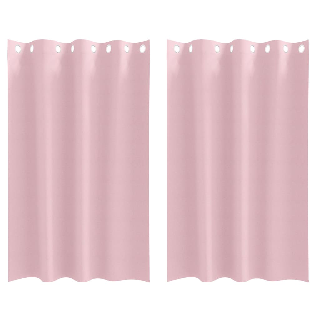 Zavjese za blackout s prstenovima 2 pcs Bebina roza