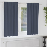 Zavjese za blackout s prstenovima 2 pcs Antracit 175 x 140 cm