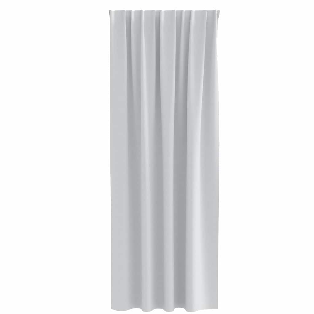 Zavjese za blackout s prstenovima 2 pcs Svijetlo Siva
