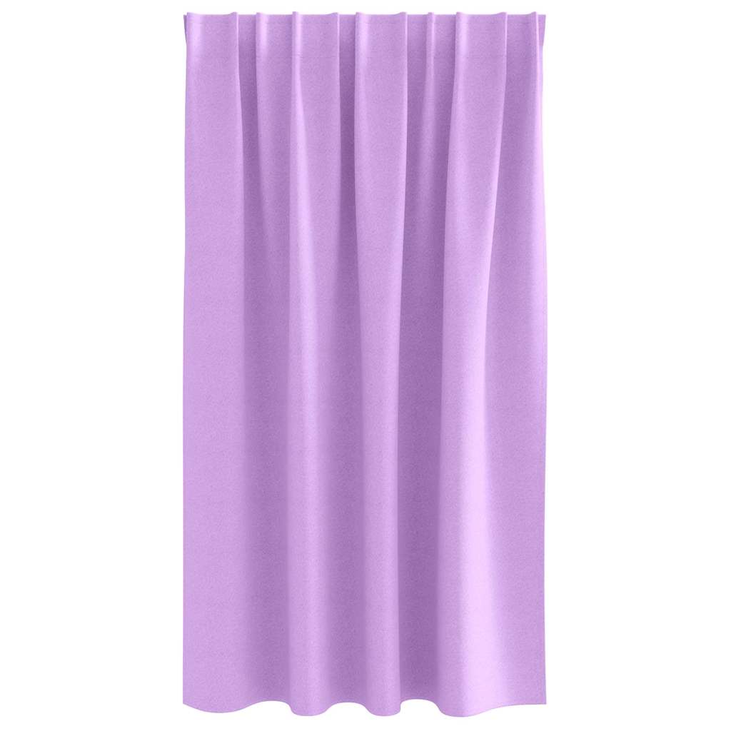 Zavjese za blackout s prstenovima 2 pcs Ljubičasta 140 x 140 cm