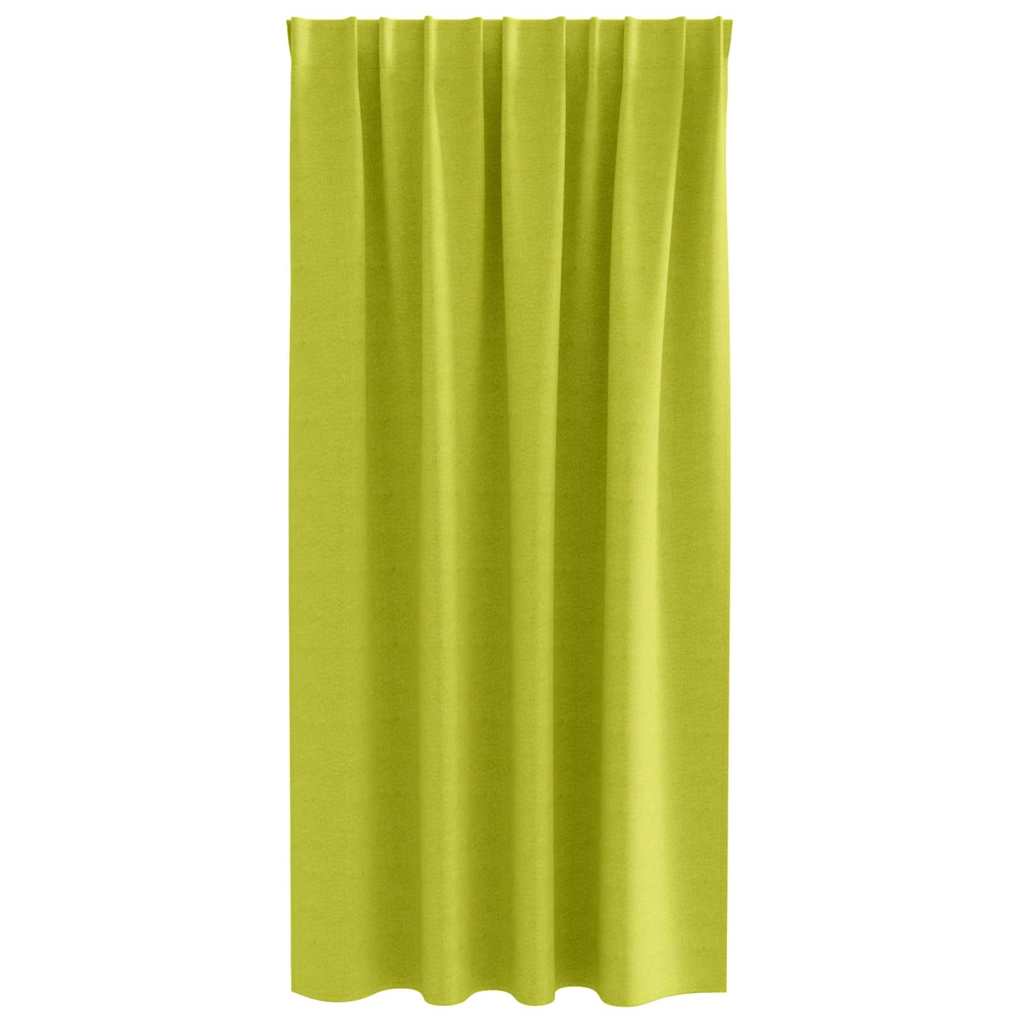 Zavjese za blackout s prstenovima 2 pcs Zelena 175 x 140 cm