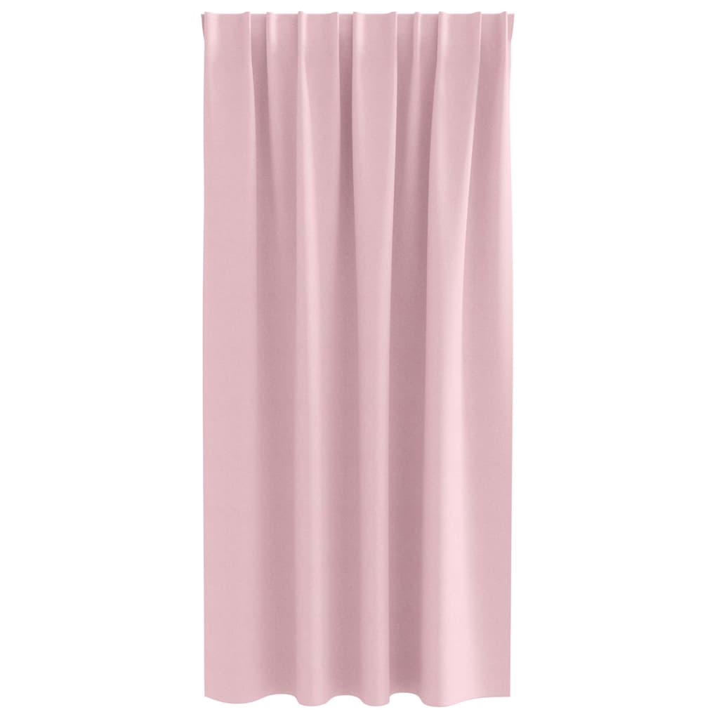 Zavjese za blackout s prstenovima 2 pcs Bebina roza