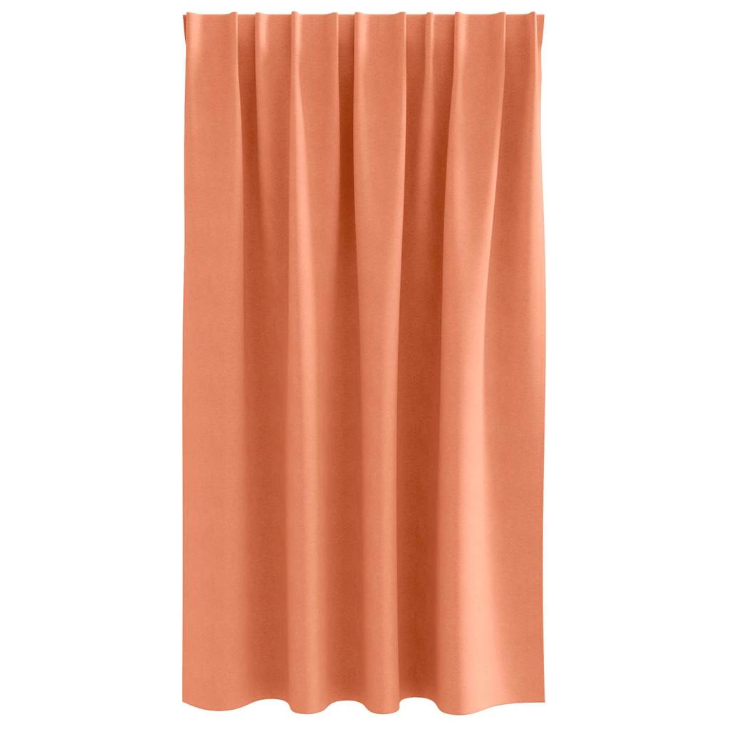 Zavjese za blackout s prstenovima 2 pcs Terakota 140 x 140 cm