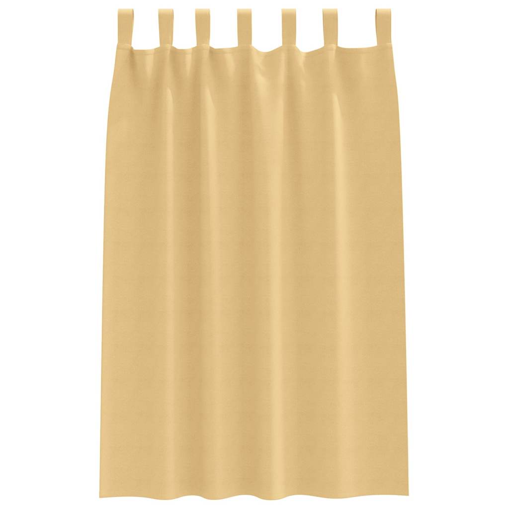 Zavjese za blackout s prstenovima 2 pcs Bež 175 x 140 cm
