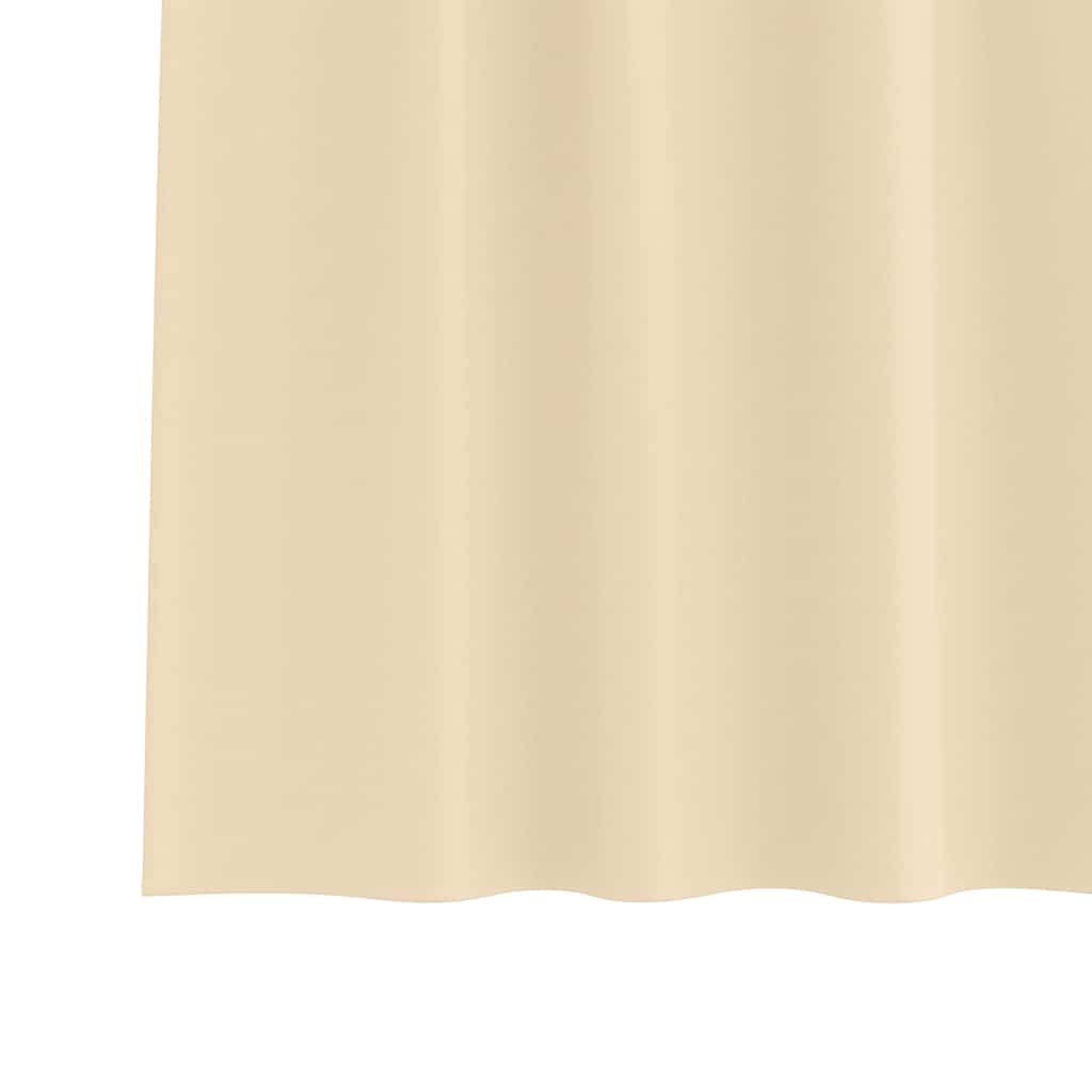 Zavjese za blackout s prstenovima 2 pcs Krema 175 x 140 cm
