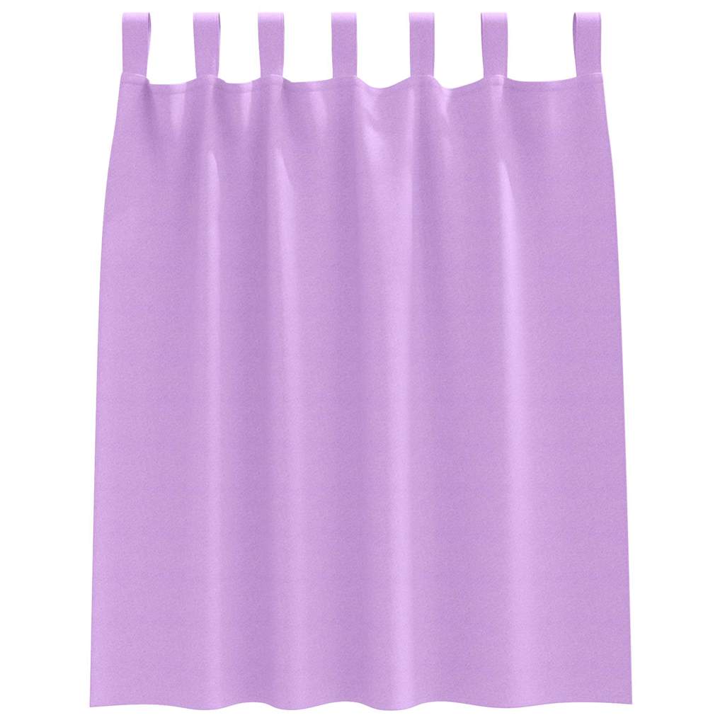 Zavjese za blackout s prstenovima 2 pcs Ljubičasta 140 x 140 cm