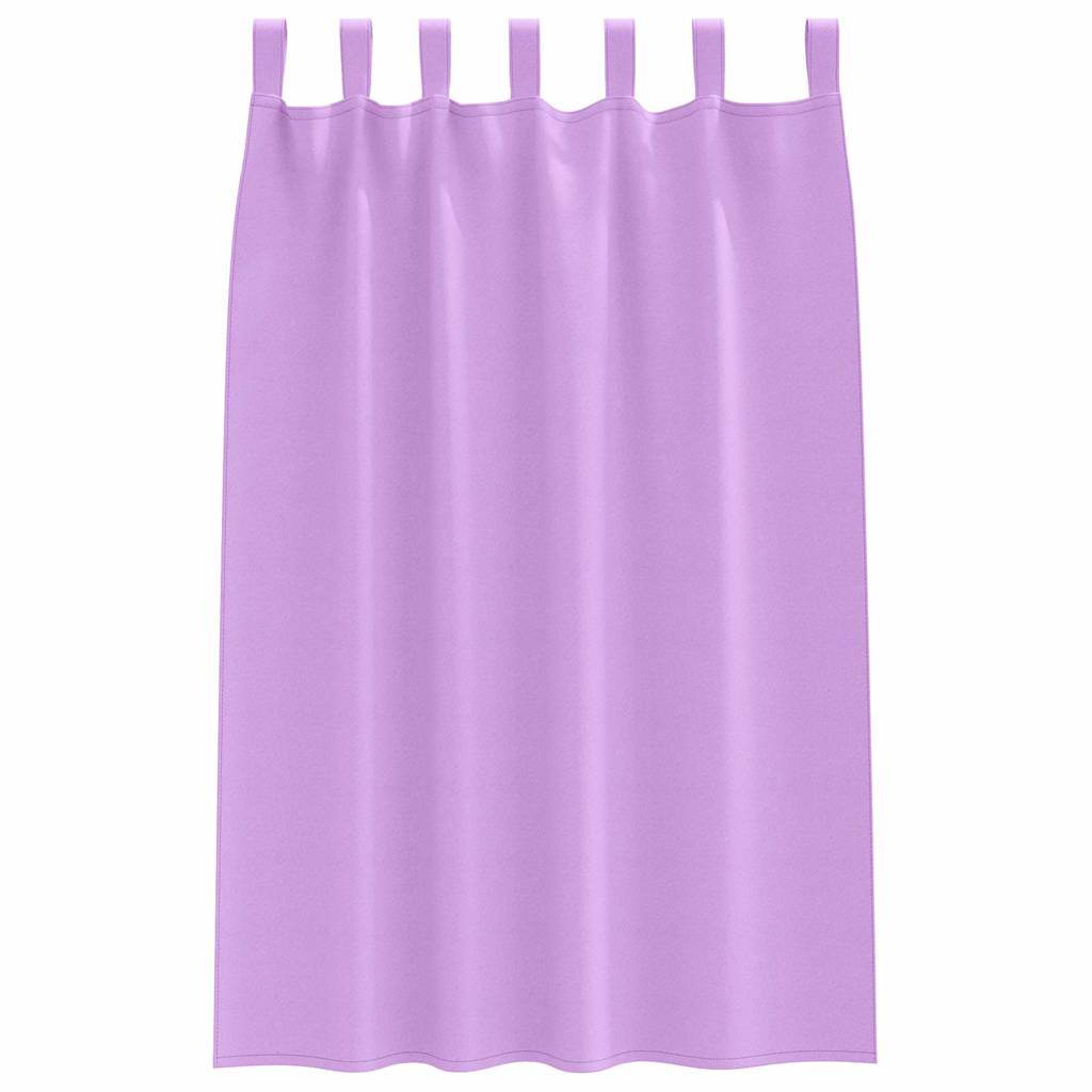 Zavjese za blackout s prstenovima 2 pcs Ljubičasta 175 x 140 cm