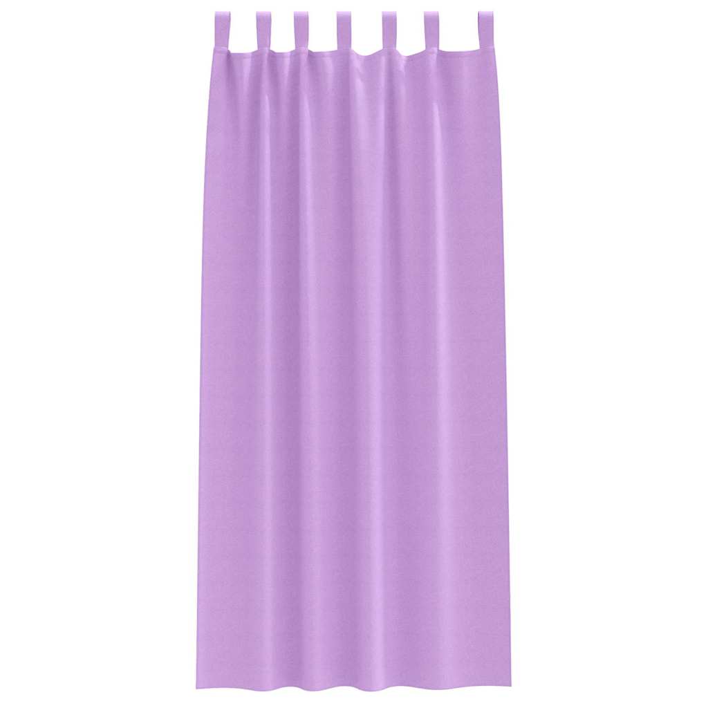 Zavjese za blackout s prstenovima 2 pcs Ljubičasta 260 x 140 cm