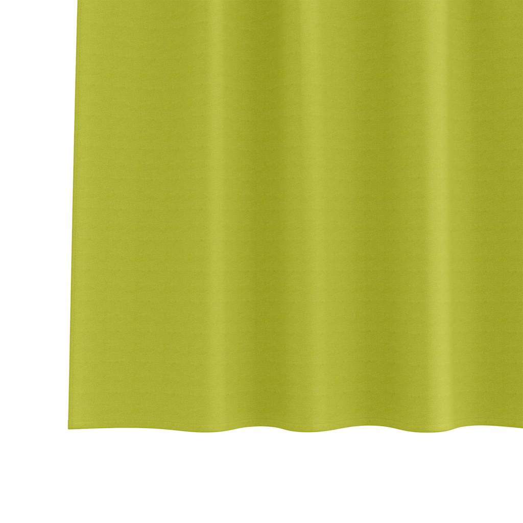 Zavjese za blackout s prstenovima 2 pcs Zelena 175 x 140 cm