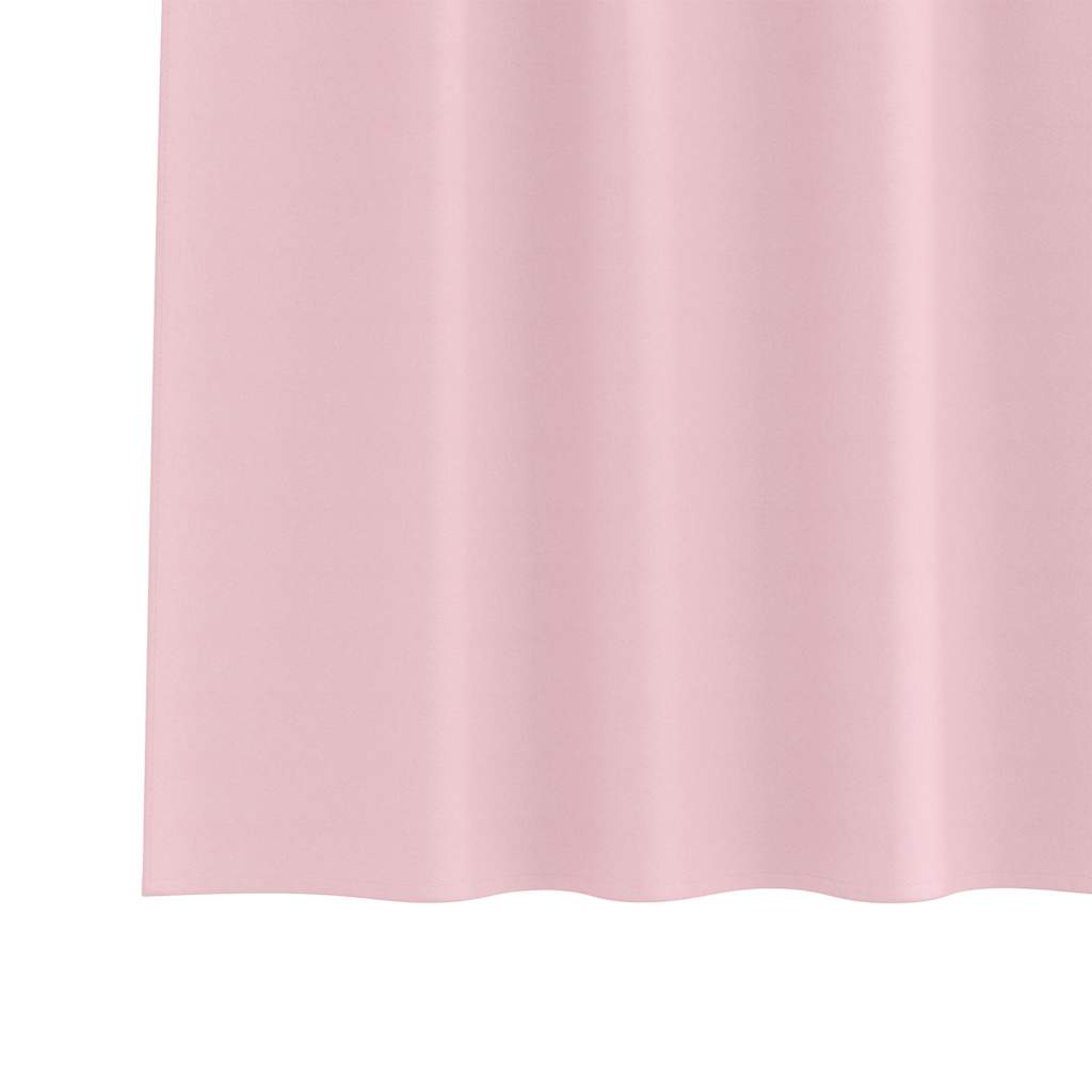 Zavjese za blackout s prstenovima 2 pcs Bebina roza