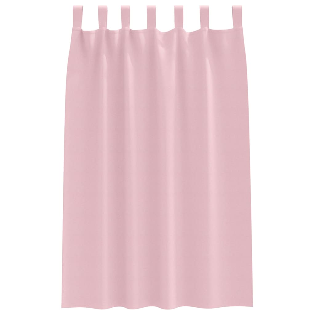 Zavjese za blackout s prstenovima 2 pcs Bebina roza