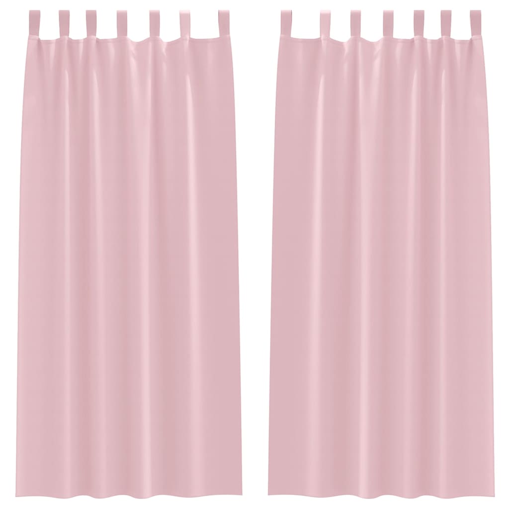 Zavjese za blackout s prstenovima 2 pcs Bebina roza